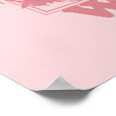 マイワンダフルワールドレトロ花 ポスター (角)