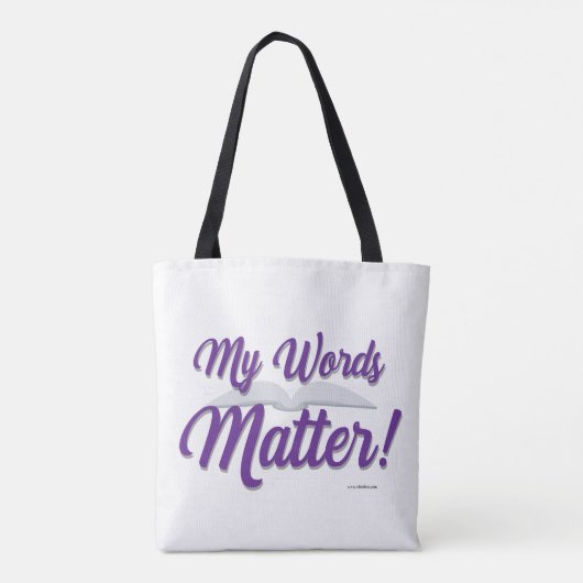 マイワーズマター作家やる気を起こさせるスローガン トートバッグ (裏面)