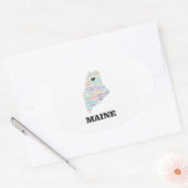 マイワード州 楕円形シール (封筒)