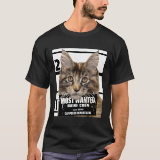 マインクーンキャットかわいい猫おもしろい汗 Tシャツ