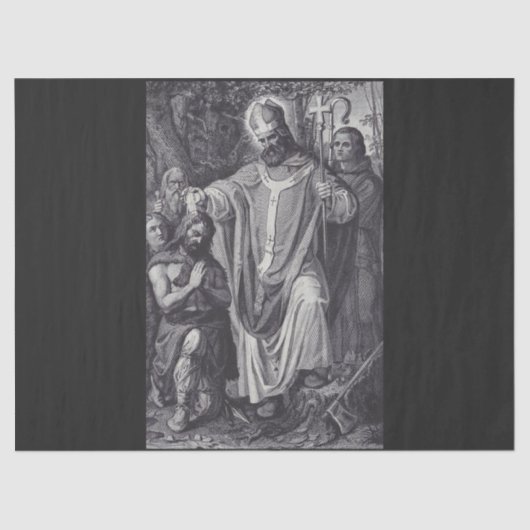 マインツの聖ボニファティウス - 学問の泰斗 薄葉紙 (正面)