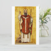 マインツの聖ボニファティウス - 教育者の守護聖人 サンキューカード (スタンド正面)