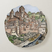 マインツ、ドイツ1493年 ラウンドクッション (裏面)