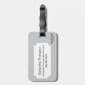 マインツ、ドイツ1493年 ラゲッジタグ (裏面縦)