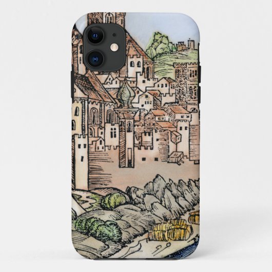 マインツ、ドイツ1493年 Case-Mate iPhoneケース (裏面)