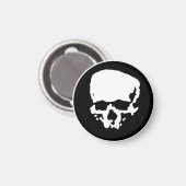 マインドウィザーデイ署名スカル マグネット (正面/裏面)