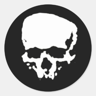 マインドウィザーデイ署名スカル ラウンドシール