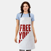 マインドエプロンを解放 エプロン (着用した状態)