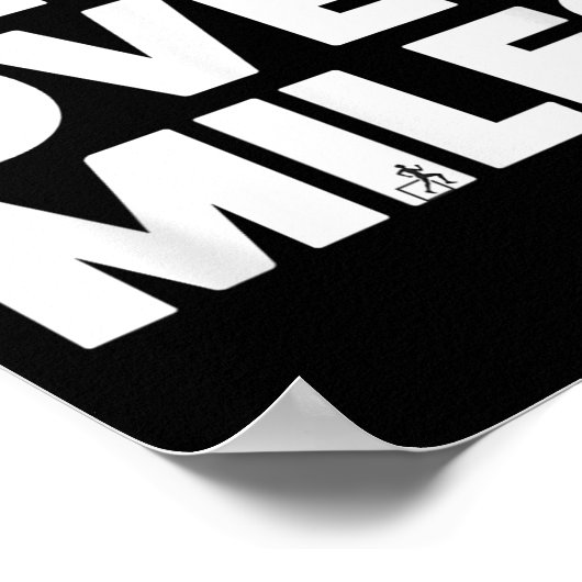 マインドオーバーやる気を起こさせるマイおもしろいル走- ポスター (角)