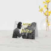 マインドオーバーホーラー陸軍兵士ブートキャンプカデット カード (黄色い花)