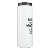 マインドオーバーマター – Tシャツアテクテノワールetデザイン タンブラー (裏面)