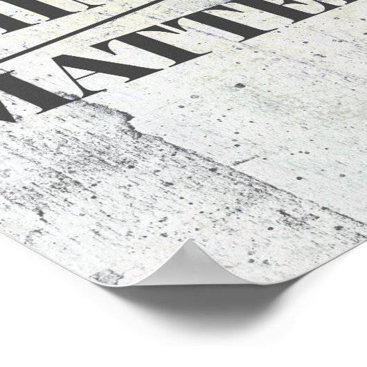 マインドオーバー物質引用文グレー動揺してはっきりしたデザイン ポスター (角)