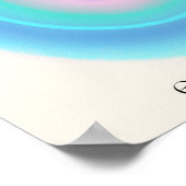 マインドオーラグラディエント肯定ポスター ポスター (角)