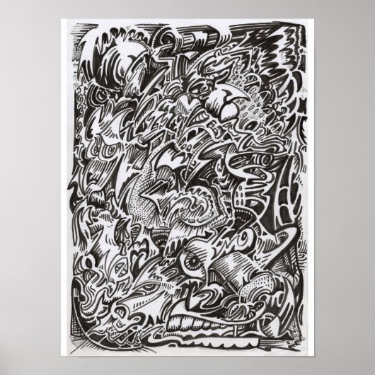 マインドカスケードスケッチ ポスター (正面)