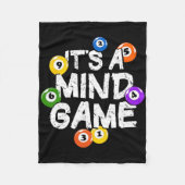 マインドゲームスヌーカープールビリヤード選手 フリースブランケット (正面)