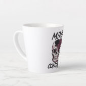 マインドコントロールゲームデザイン カフェラテマグ (左アングル)