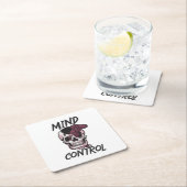 マインドコントロールゲームデザイン スクエアペーパーコースター (インサイチュ)