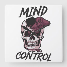 マインドコントロールゲームデザイン スクエア壁時計