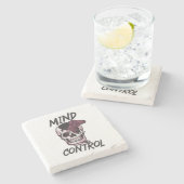 マインドコントロールゲームデザイン ストーンコースター (横)