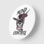 マインドコントロールゲームデザイン ラウンド壁時計 (傾斜)