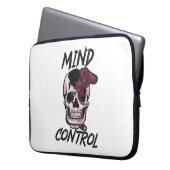 マインドコントロールゲームデザイン ラップトップスリーブ (正面左)