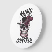 マインドコントロールゲームデザイン ラージ壁時計 (傾斜)