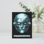 マインドコントロールサイバーパンクロボットグランジブルー シーズンポストカード (スタンド正面)