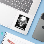 マインドコントロールサイバーパンクロボット シール (ノートパソコンとiPhone)