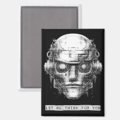 マインドコントロールサイバーパンクロボット マグネット (正面/裏面)