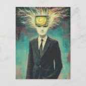 マインドコントロール帯電ヘア ポストカード (正面)