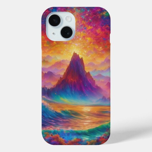 マインドスケープの波に乗る Case-Mate iPhoneケース (裏面)