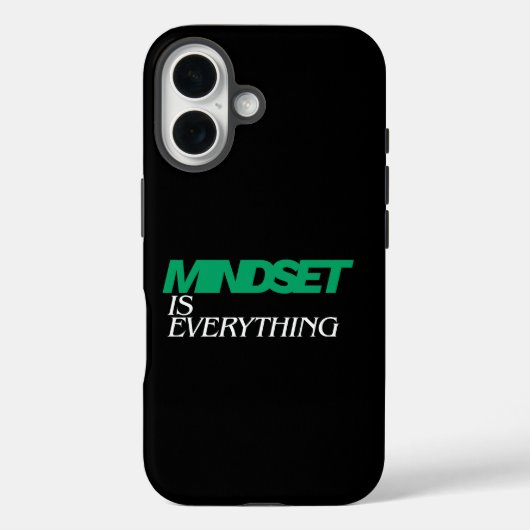 マインドセットが全て、インスピレーション、モチベーション Case-Mate iPhoneケース (裏面)