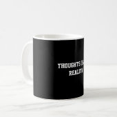 マインドセットは人生を形作る モチベーションの引用 コーヒーマグカップ (正面左)