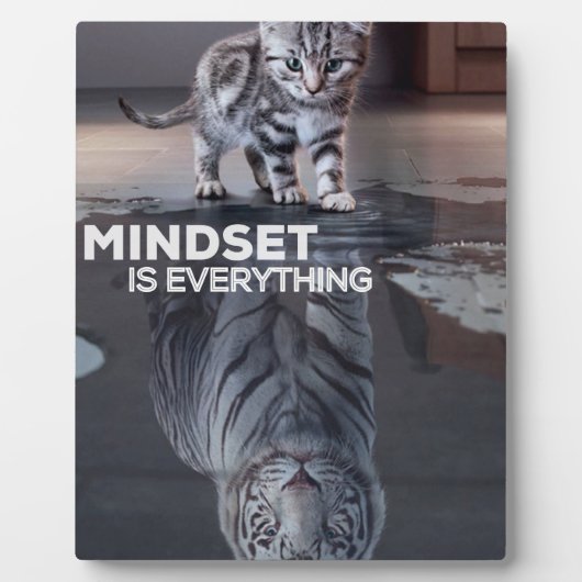 マインドセットは全てのポスター フォトプラーク (正面)