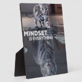 マインドセットは全てのポスター フォトプラーク (側面)