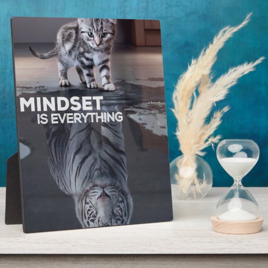 マインドセットは全てのポスター フォトプラーク (側面)