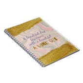 マインドセット引用文 ノートブック (右側)