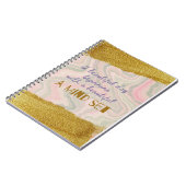 マインドセット引用文 ノートブック (左側)