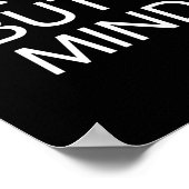 マインドセット引用文 ポスター (角)