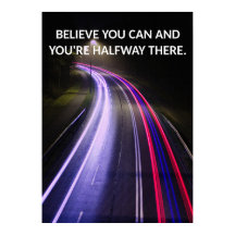 マインドセ前向きットやる気を起こさせる引用文ポスター