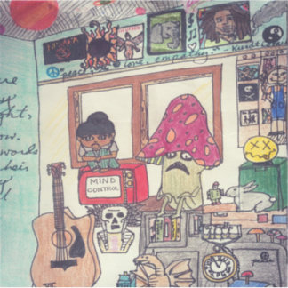 マインドトリップ（幻覚体験）のようなコントロールディアスポラステッカー シール