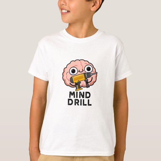 マインドドリルおもしろい脳ツールパン Tシャツ (正面)