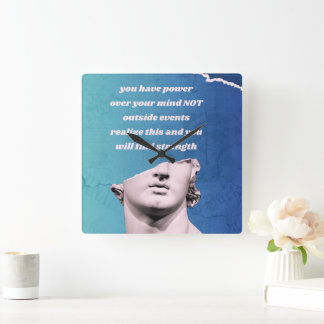 マインドパワー スクエア壁時計