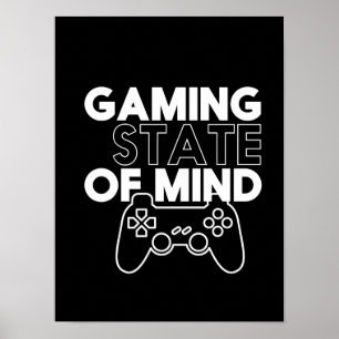 マインドビデオゲーム州のゲームギーク及びおたく ポスター