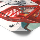 マインドフライヤースーパーショッピングファンタジーアートプリント ポスター (角)