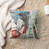 マインドフラワーグロッサリーショッピングファンタジー装飾用クッション クッション (ブランケット)