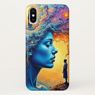 マインドフルな宇宙旅行 iPhone X ケース