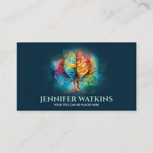 マインドフルな枝 – The Brain Tree 名刺 (正面)