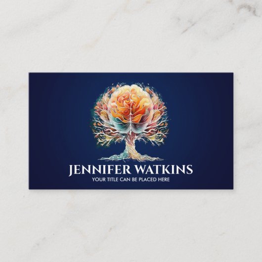 マインドフルな枝 – The Brain Tree 名刺 (正面)