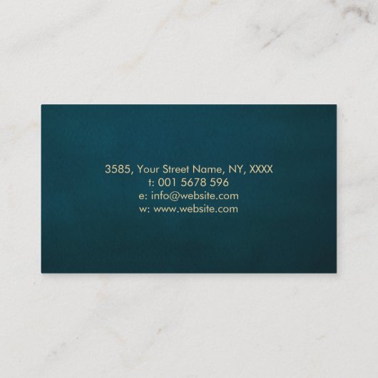 マインドフルな枝 – The Brain Tree 名刺 (裏面)